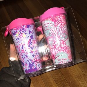 Lily Pulitzer Cups (2pk)
